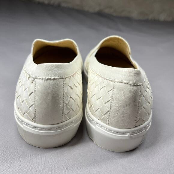 M. Gemi Sneakers Womens 7.5 The Cerchio Due Woven Nubuck Slip-on  Italian Made - Picture 6 of 13